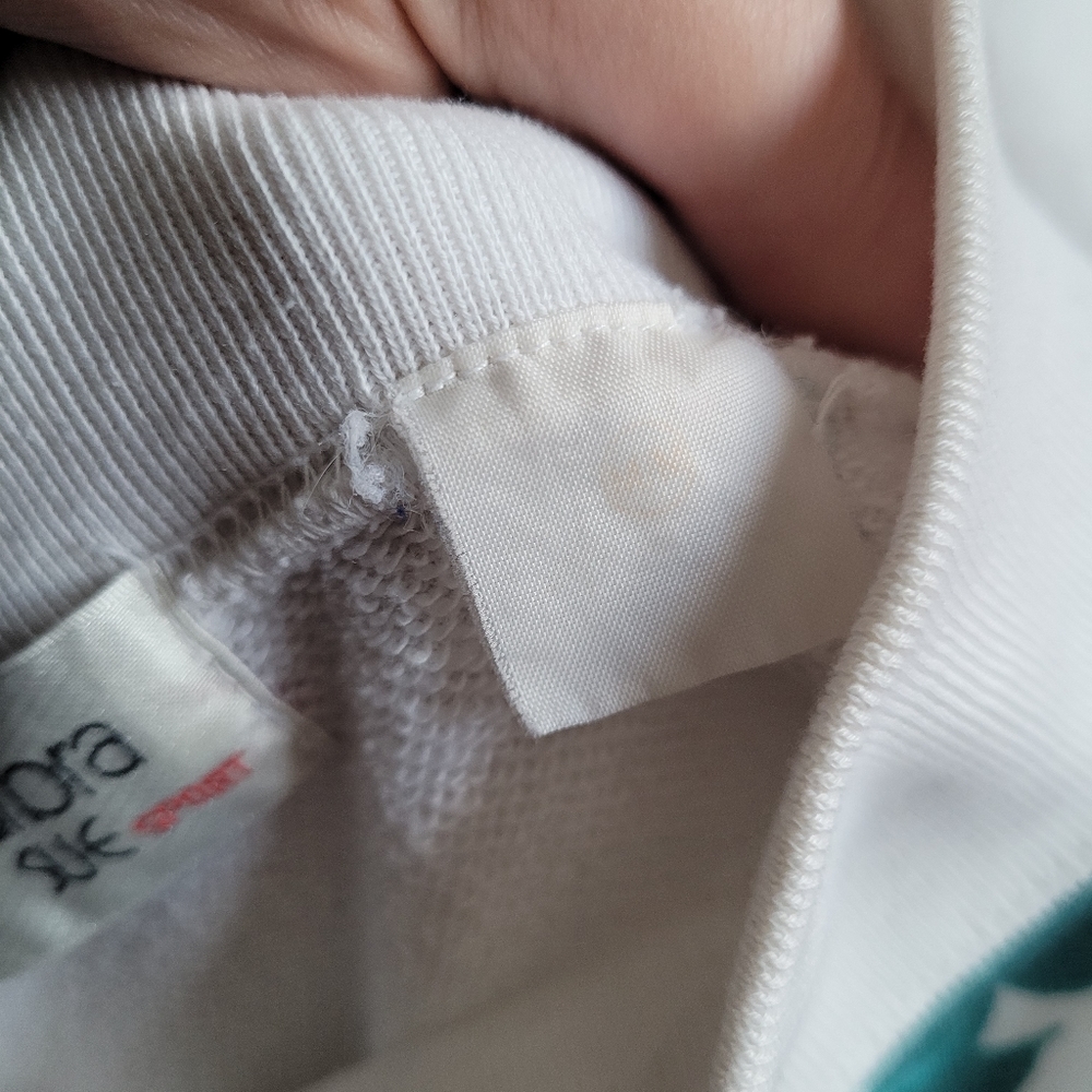 80s floral mock neck sweater - Picture 3 of 7